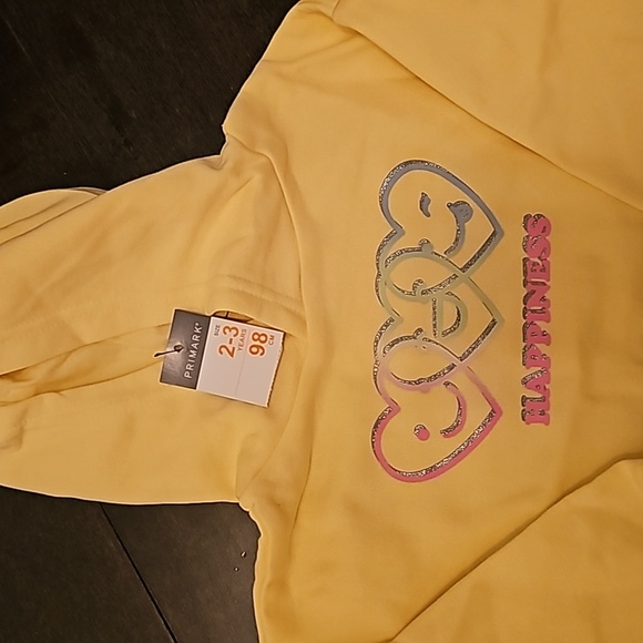 Primark  2T 3T toddler girl sweatshirt BNWT - Picture 2 of 3